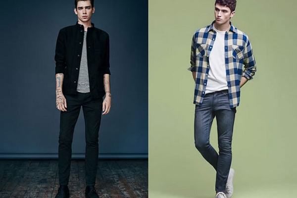 Áo sơ mi khoác ngoài kết hợp cùng jeans