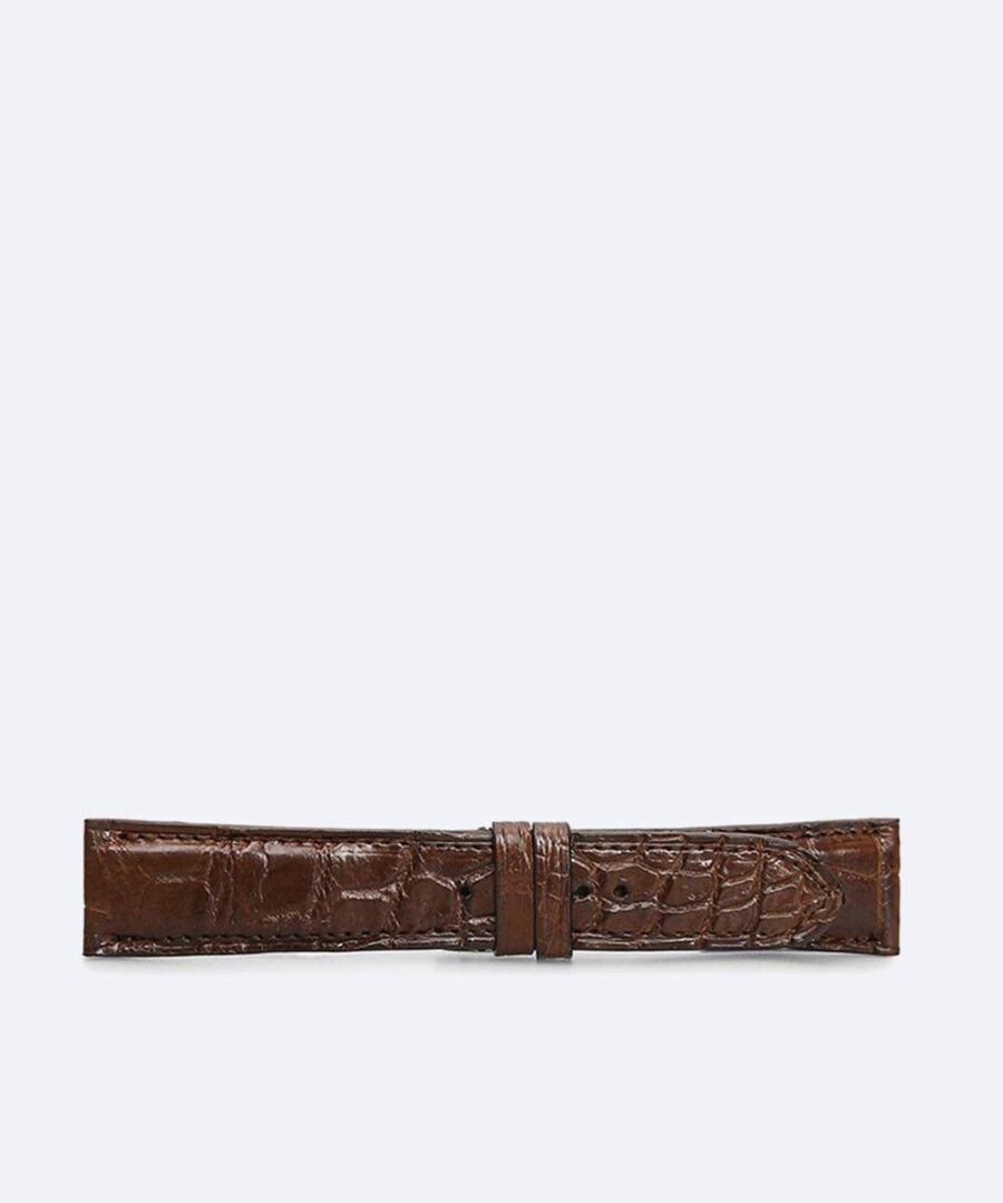 Dây đồng hồ da thật màu nâu đỏ DDHLF-NDO-MM