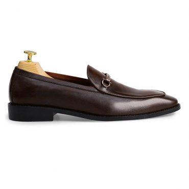 Giày Bit Loafer nam màu nâu GNLA86.2-N