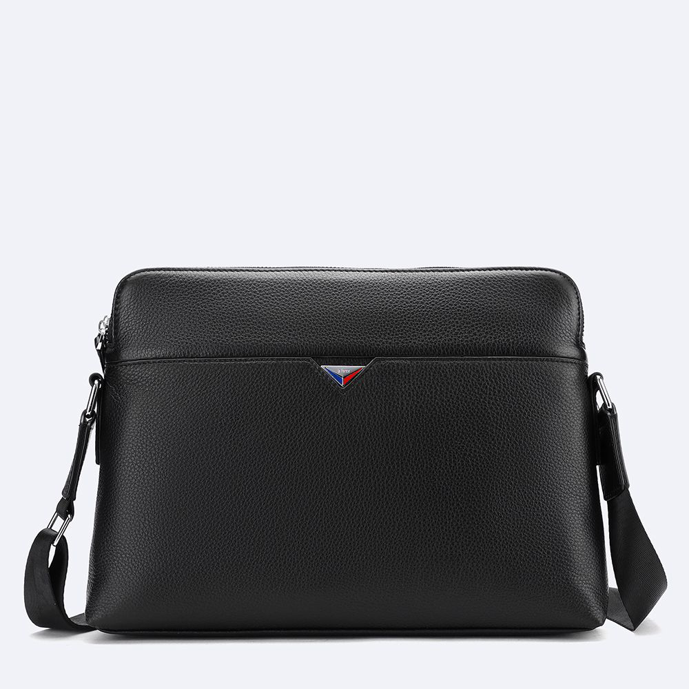 Túi da đựng laptop màu đen TLA918210061-D