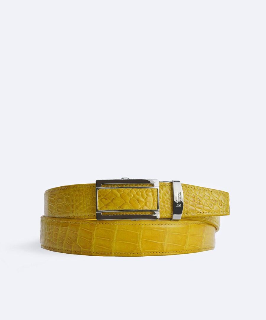 Dây lưng nam cá sấu DLA1200-02B-H-V
