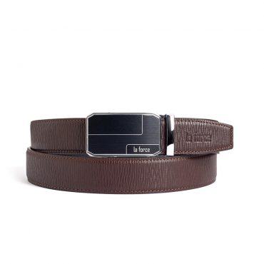 Thắt lưng công sở nam nâu vân Laforce D590-1163-15B