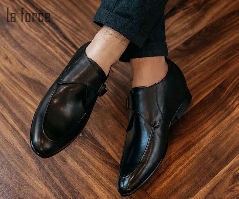 giày tăng chiều cao nam monk strap