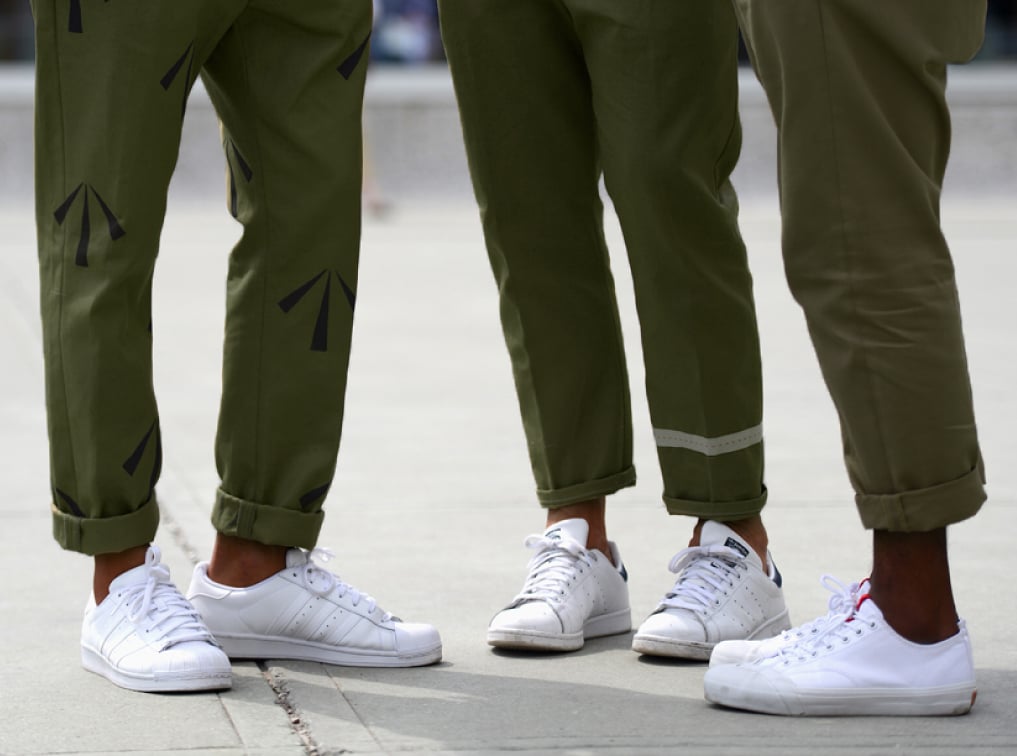 Cách xắn ống quần đẹp, khó tuột