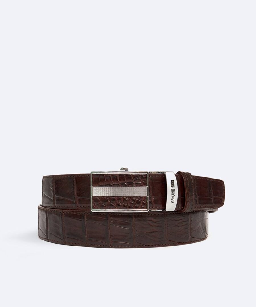 Thắt lưng da màu cafe DLA1900-06B-B-CF