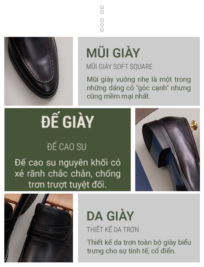 Giày da lười nam cao cấp GNLAAM2031-5-XD