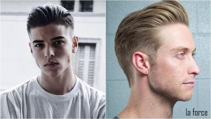Một số kiểu tóc nam mặt tròn đẹp năm 2020 - Barber Shop Vũ Trí