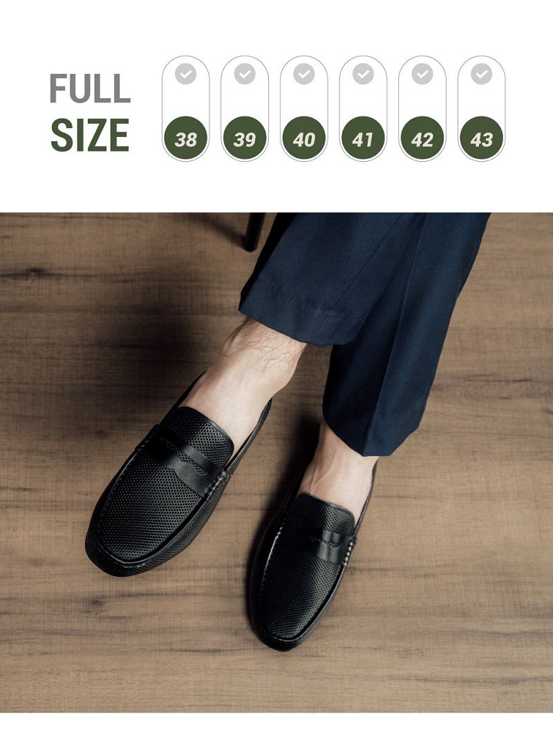 giày lười nam cao cấp chính hãng GNLA1915-D