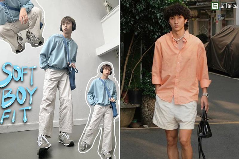 Softboy outfit với chất liệu mềm mại