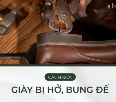 Giày bị hở keo bung đế: Nguyên nhân và cách khắc phục tại nhà