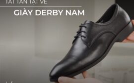 Giày derby là gì? Mọi điều bạn cần biết về giày tây derby cổ điển