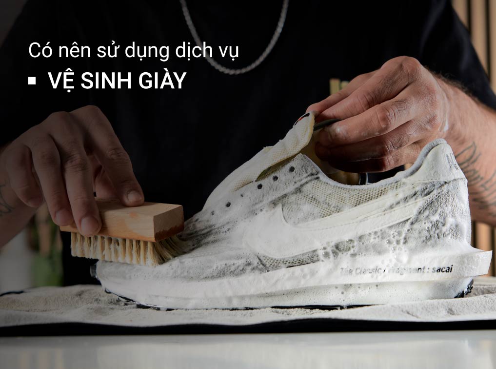 Có nên sử dụng dịch vụ vệ sinh giày không?