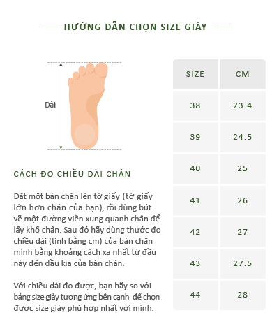 Chọn size