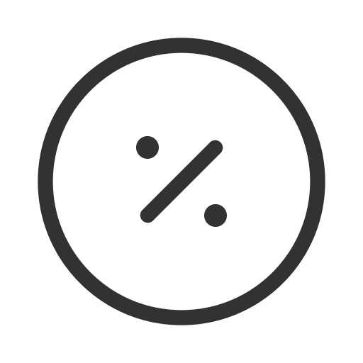 discount percent circle